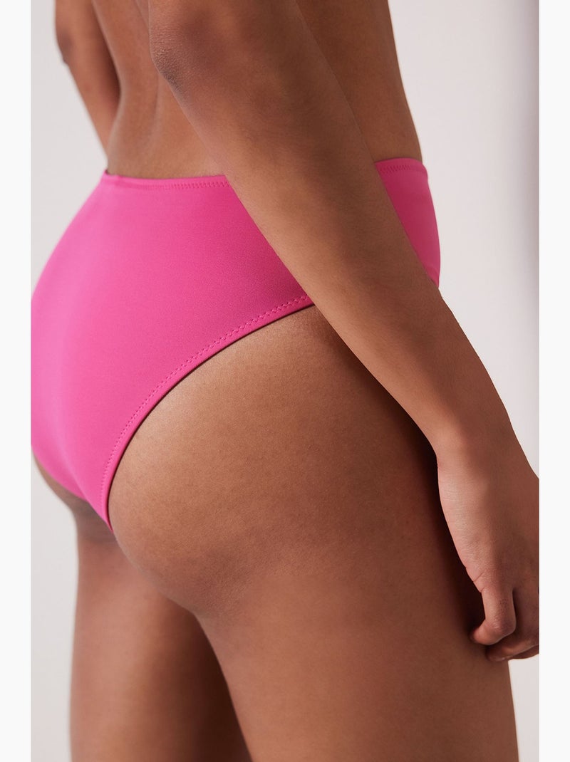 Bas de bikini cover femme penti Rose fluo/Solinotes - Kiabi