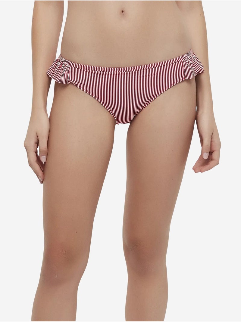 Bas de bikini cute side penti Rouge - Kiabi