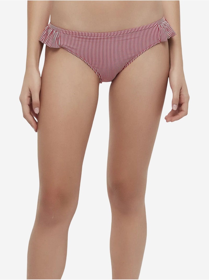Bas de bikini cute side penti Rouge - Kiabi
