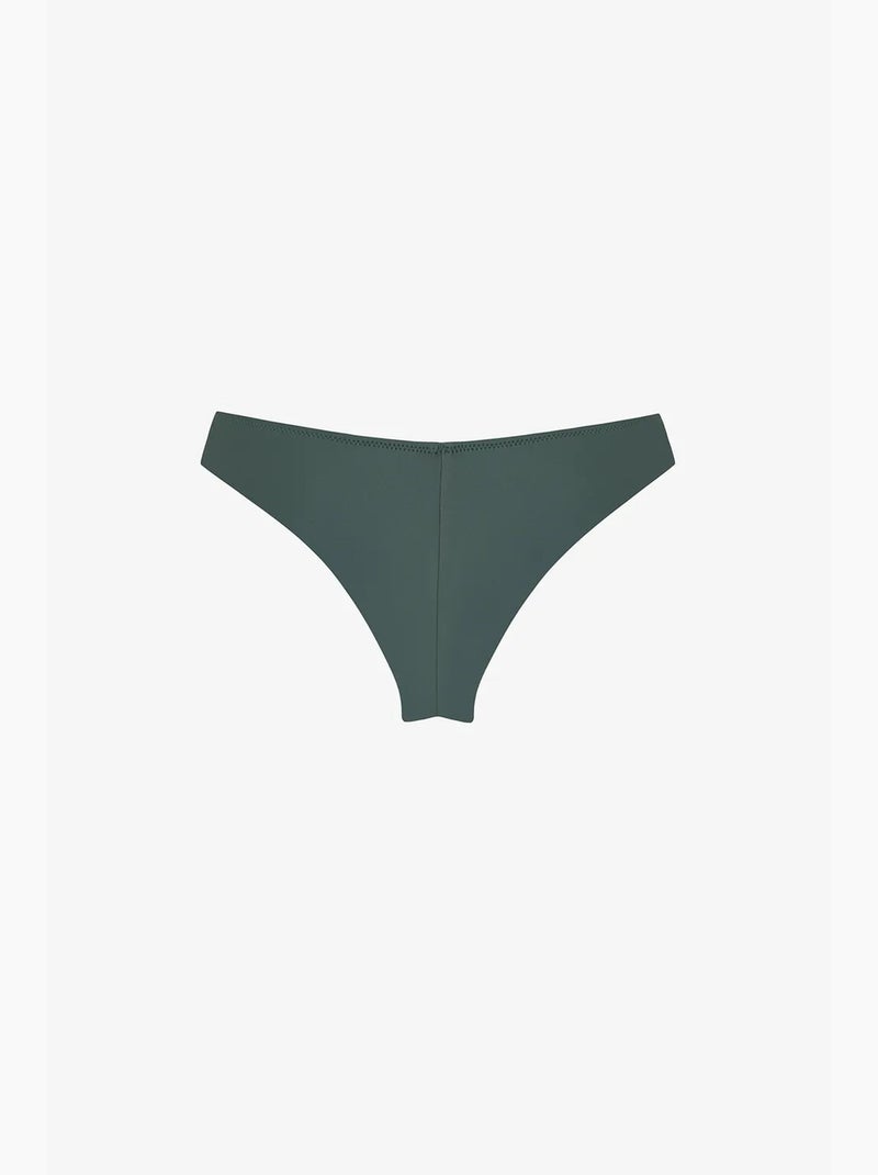 Bas de bikini extra à taille très basse penti Vert foncé - Kiabi