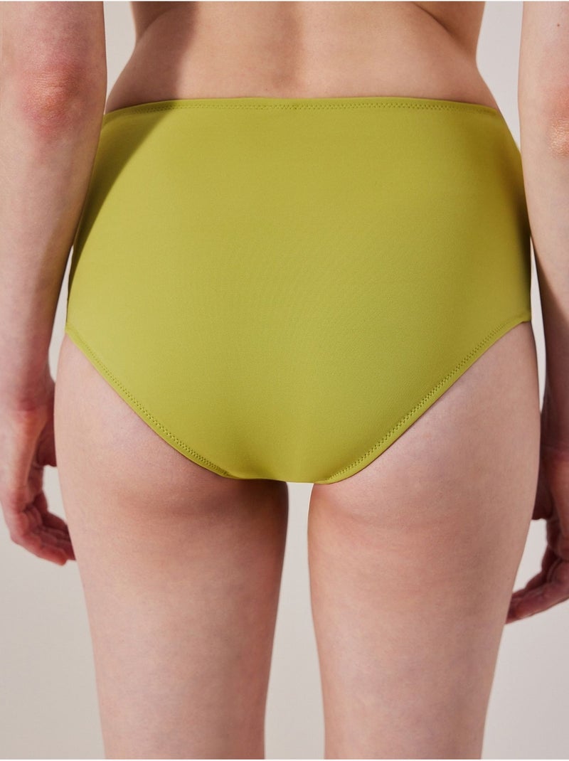 Bas de bikini high fashion penti Vert kaki - Kiabi