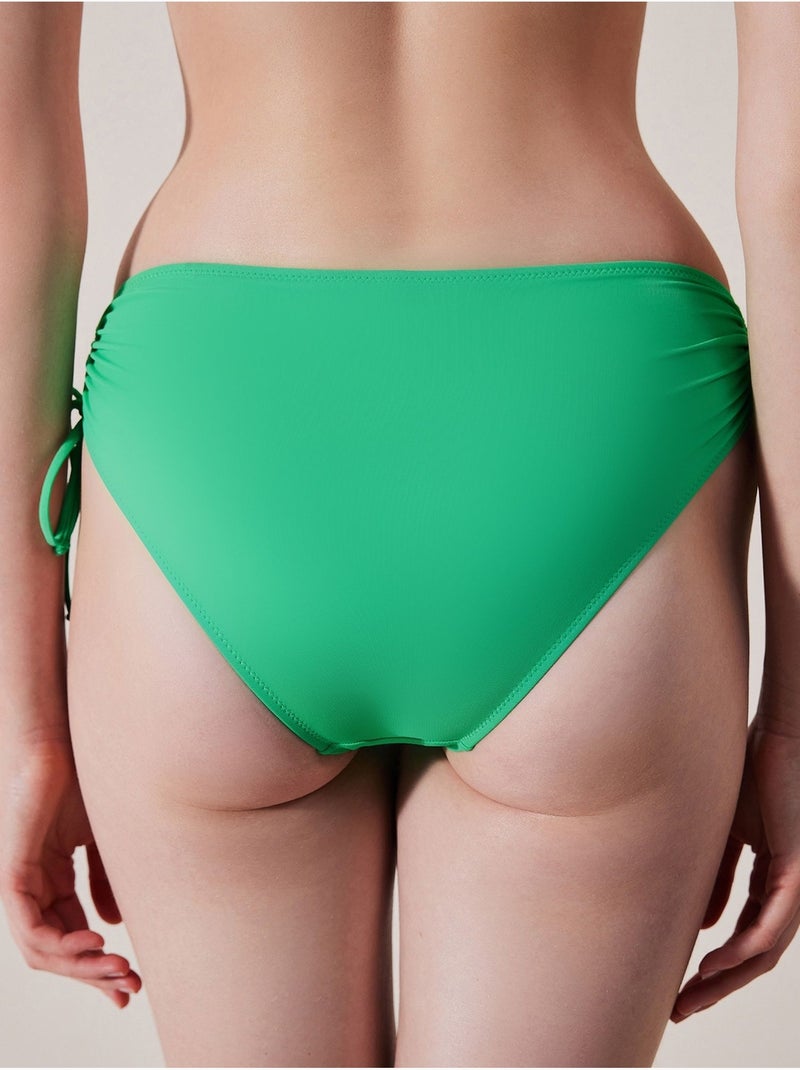 Bas de bikini high ring penti Vert - Kiabi