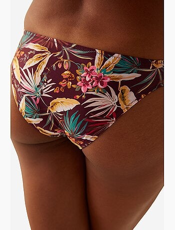 Bas de bikini hipkini bali à motif tropical penti