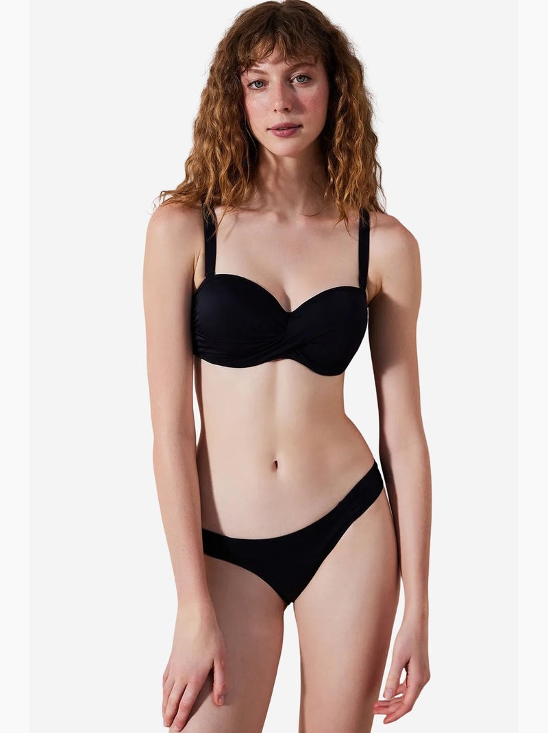 Bas de bikini hipkini penti Noir - Kiabi