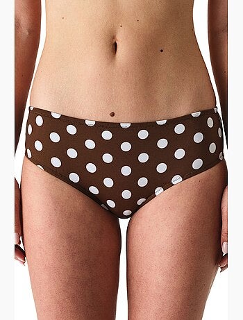 Bas de bikini hipster à pois penti