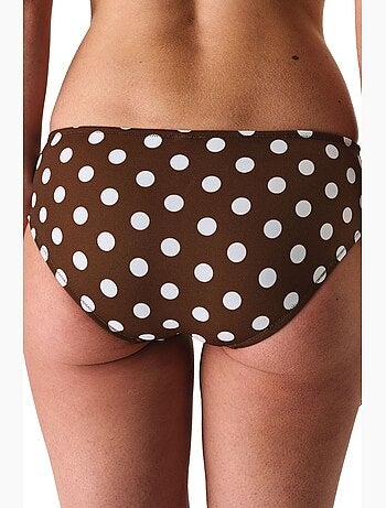 Bas de bikini hipster à pois penti