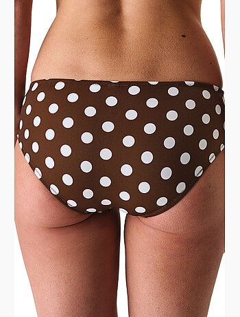 Bas de bikini hipster à pois penti