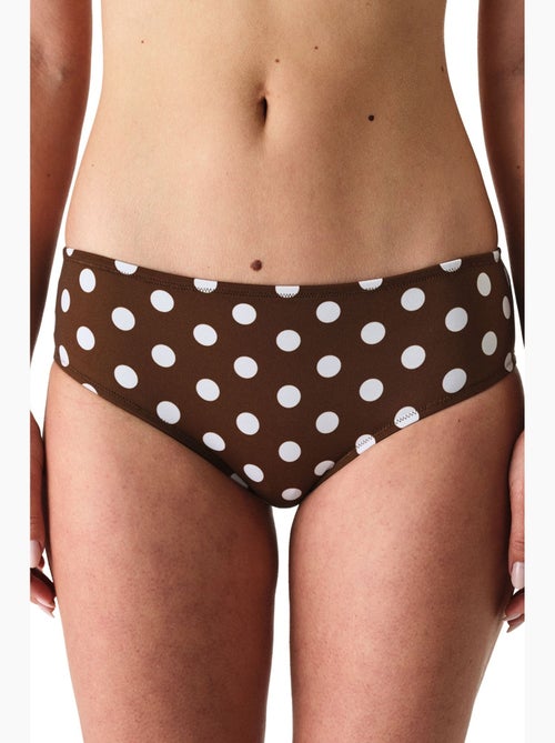 Bas de bikini hipster à pois penti - Kiabi Bas de bikini hipster à pois penti - Kiabi