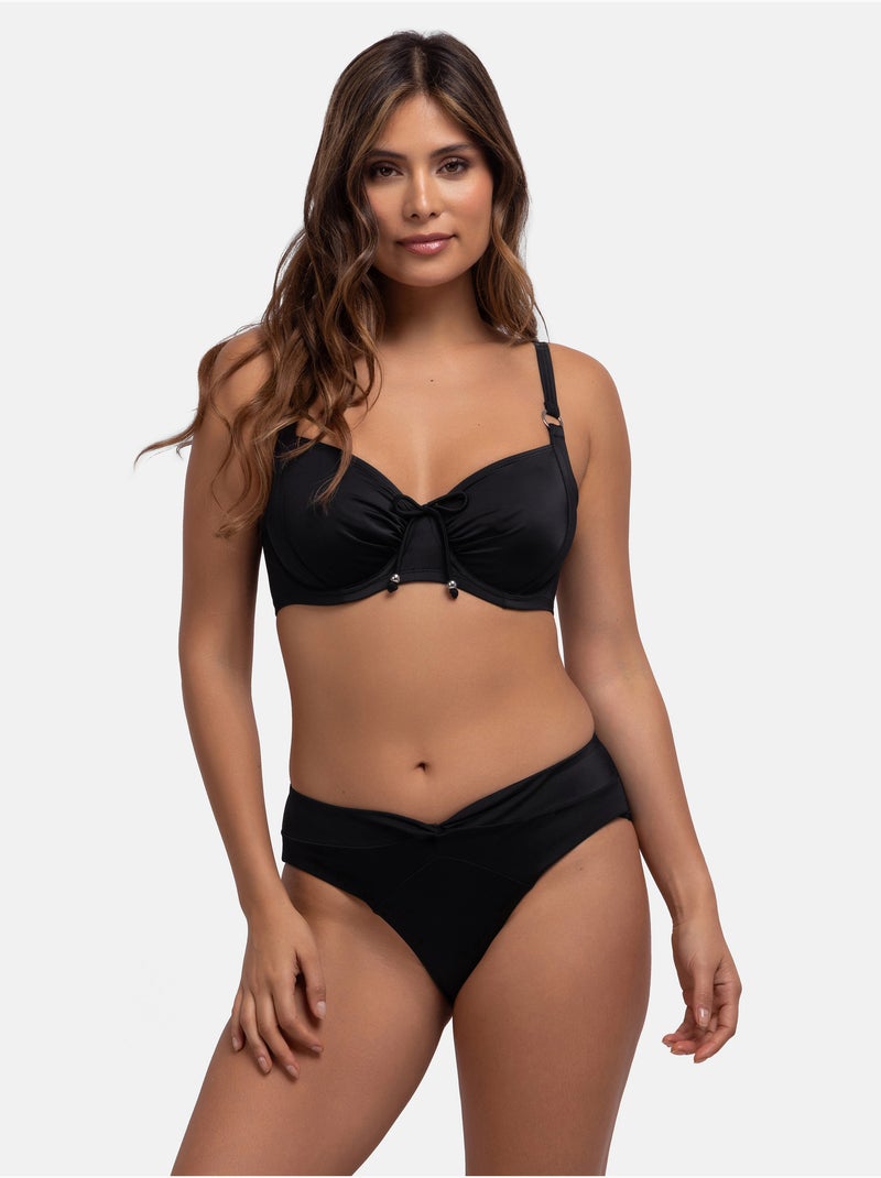 Bas de bikini hipster classique Fiji – Dorina Noir - Kiabi