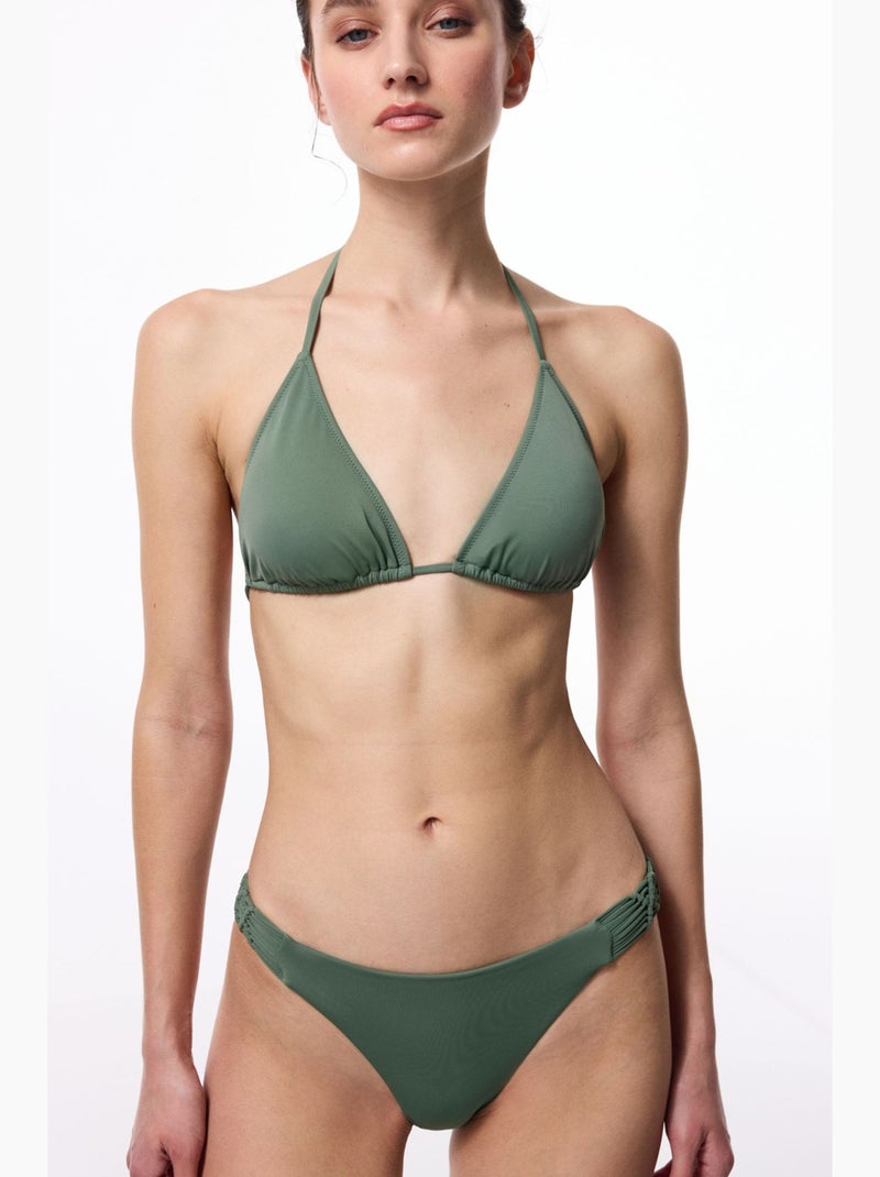 Bas de bikini makrome femme penti Vert kaki - Kiabi