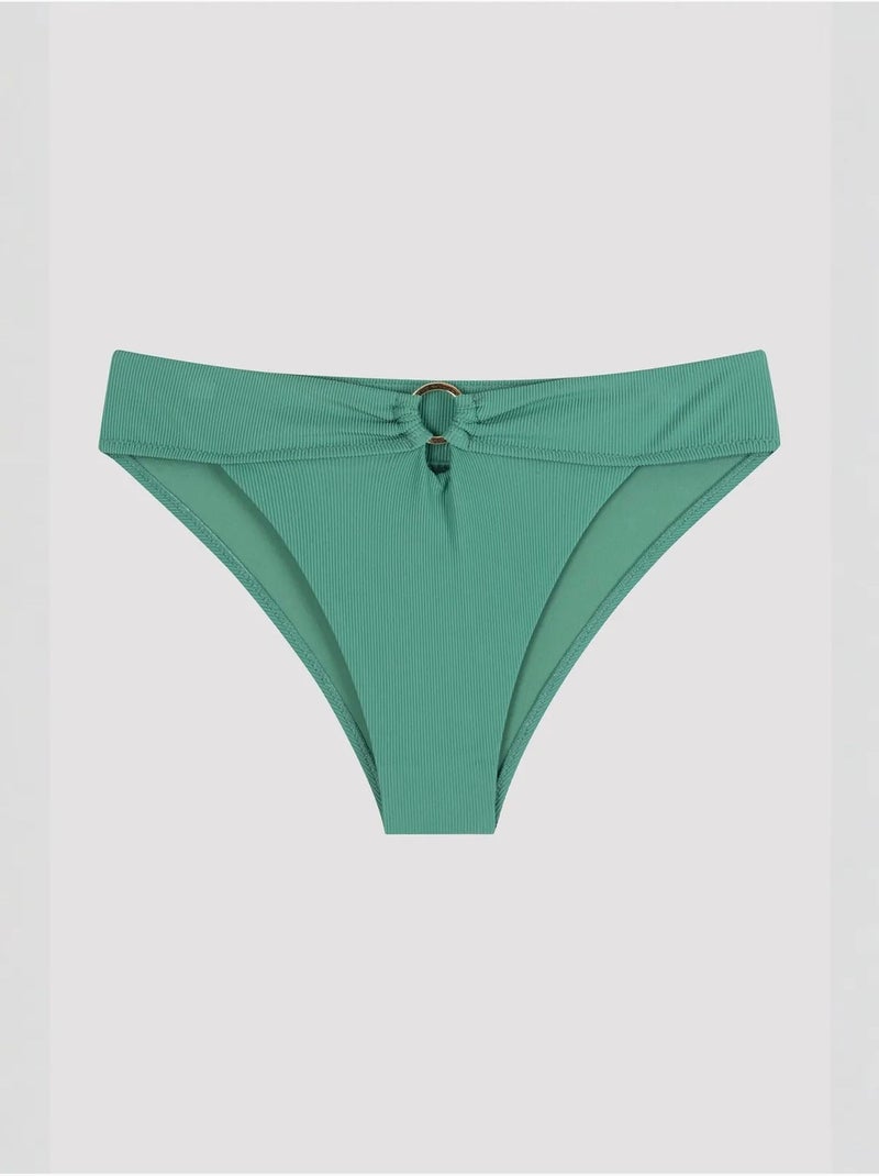 Bas de bikini meadow avec détail accessoire penti Vert émeraude - Kiabi