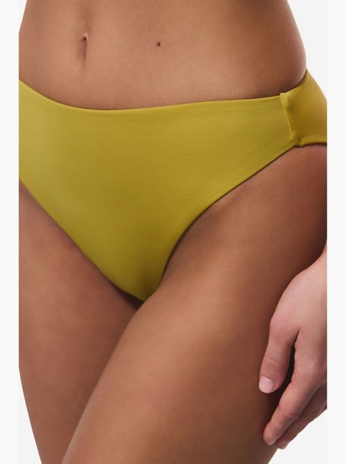 Bas de bikini slip taille haute, échancré penti - Kiabi
