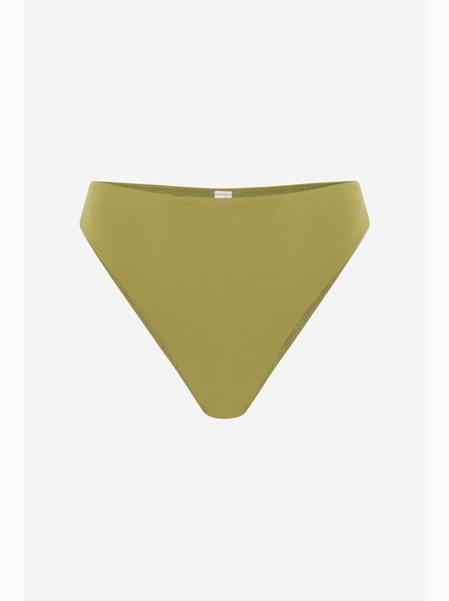Bas de bikini slip taille haute, échancré penti - Kiabi