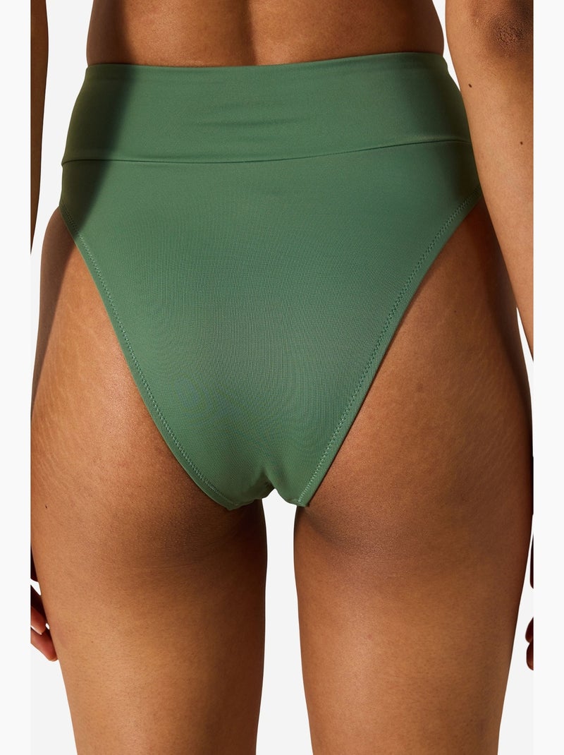 Bas de bikini super high leg penti Vert - Kiabi