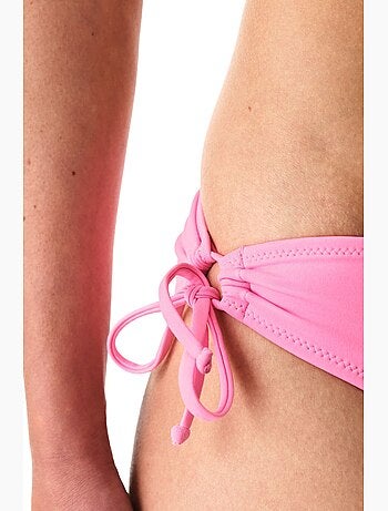 Bas de bikini taille basse à anneaux penti
