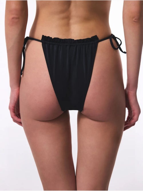 Bas de bikini taille basse à nouer super frill penti - Kiabi Bas de bikini taille basse à nouer super frill penti - Kiabi