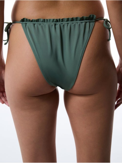 Bas de bikini taille basse à nouer super frill penti - Kiabi Bas de bikini taille basse à nouer super frill penti - Kiabi