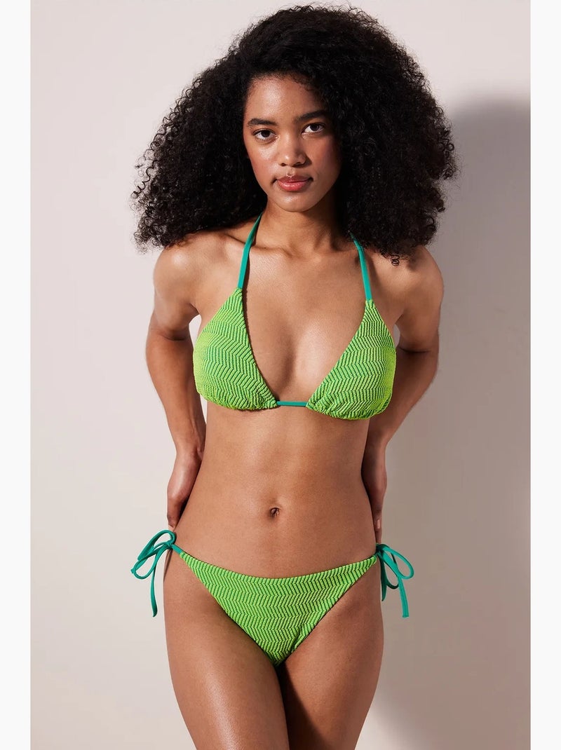 Bas de bikini texturé fresno penti Multicolore - Kiabi