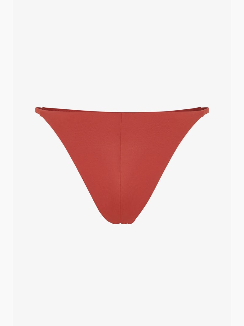 Bas de bikini très taille basse penti Terracotta - Kiabi