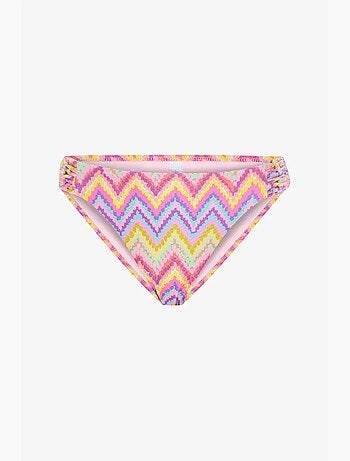 Bas de bikini zigzag macramé taille basse penti