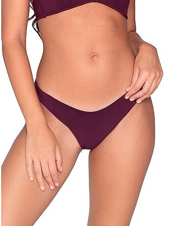 Bas de maillot brésilien de bain échancré blue sense