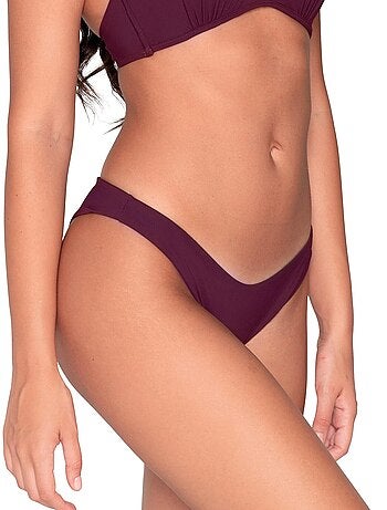 Bas de maillot brésilien de bain échancré blue sense