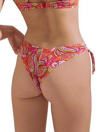 Bas de maillot brésilien de bain échancré taille basse kavala