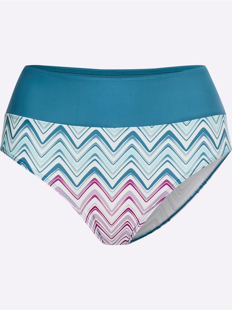 Bas De Maillot De Bain - Taille Standard - Witt Bleu Rouge - Kiabi