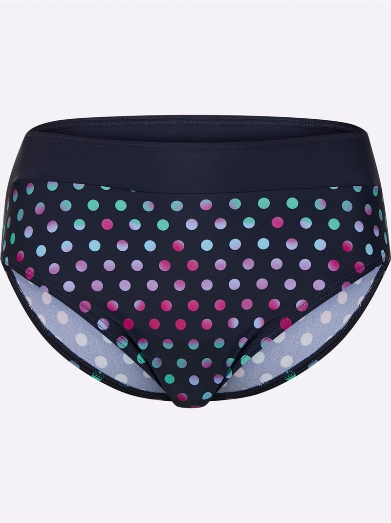 Bas De Maillot De Bain - Witt Bleu Rouge - Kiabi