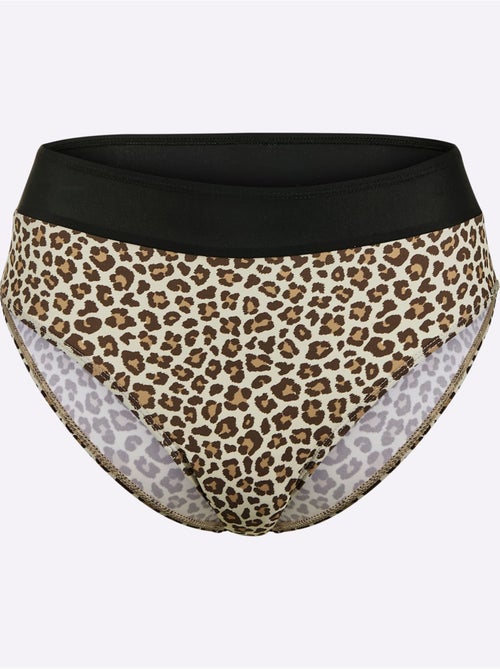 Bas de maillot de bain à motif animal avec ceinture large - Taille standard - Witt - Kiabi Bas de maillot de bain à motif animal avec ceinture large - Taille standard - Witt - Kiabi