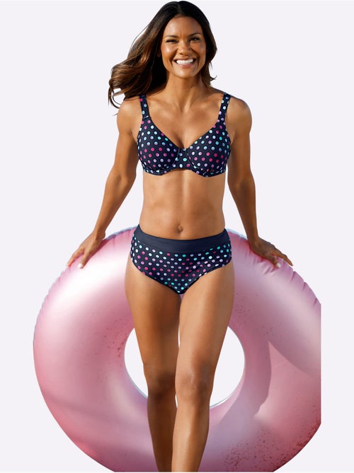 Bas de maillot de bain à motifs géométriques avec ceinture bordée - Bonnet B - Witt - Kiabi Bas de maillot de bain à motifs géométriques avec ceinture bordée - Bonnet B - Witt - Kiabi