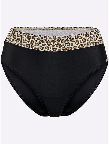 Bas de maillot de bain à motif animal avec ceinture large - Taille standard - Witt
