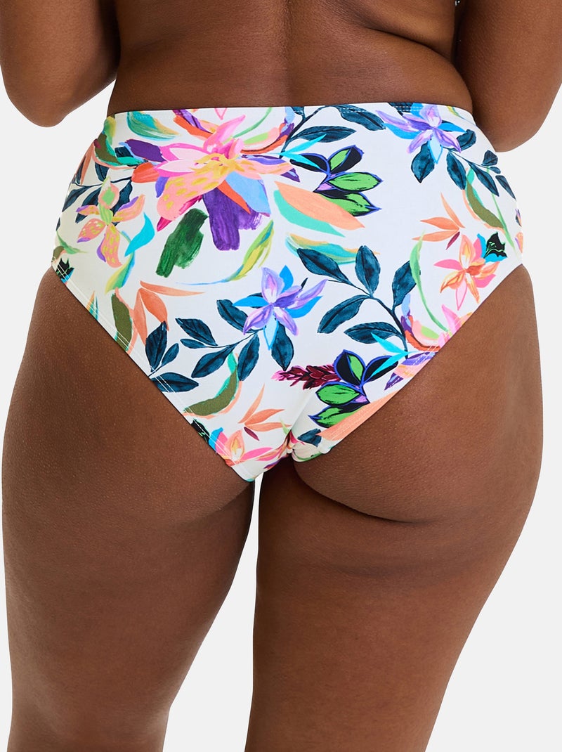 Bas de maillot de bain Barbade Sans Complexe Blanc Rose Bleu - Kiabi
