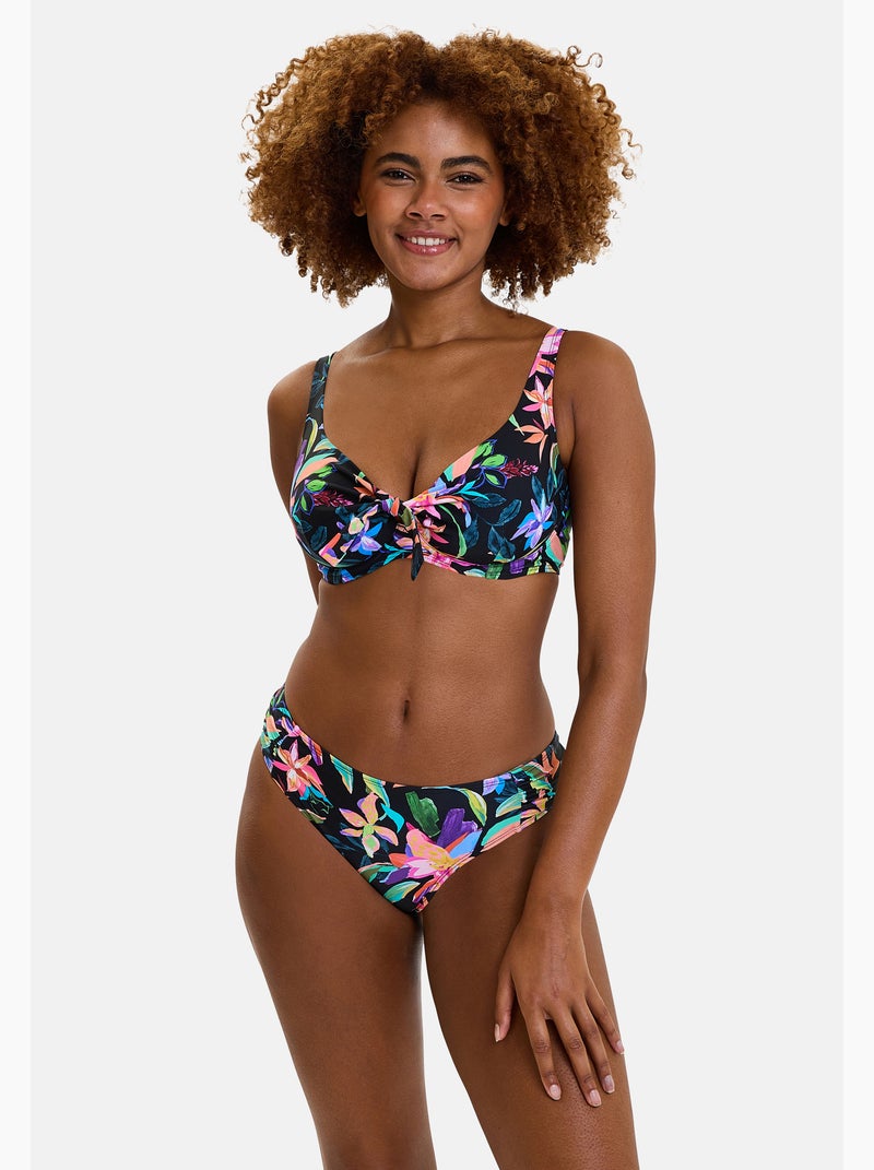 Bas de maillot de bain barbade sans complexe lingerie Noir Rose Bleu - Kiabi