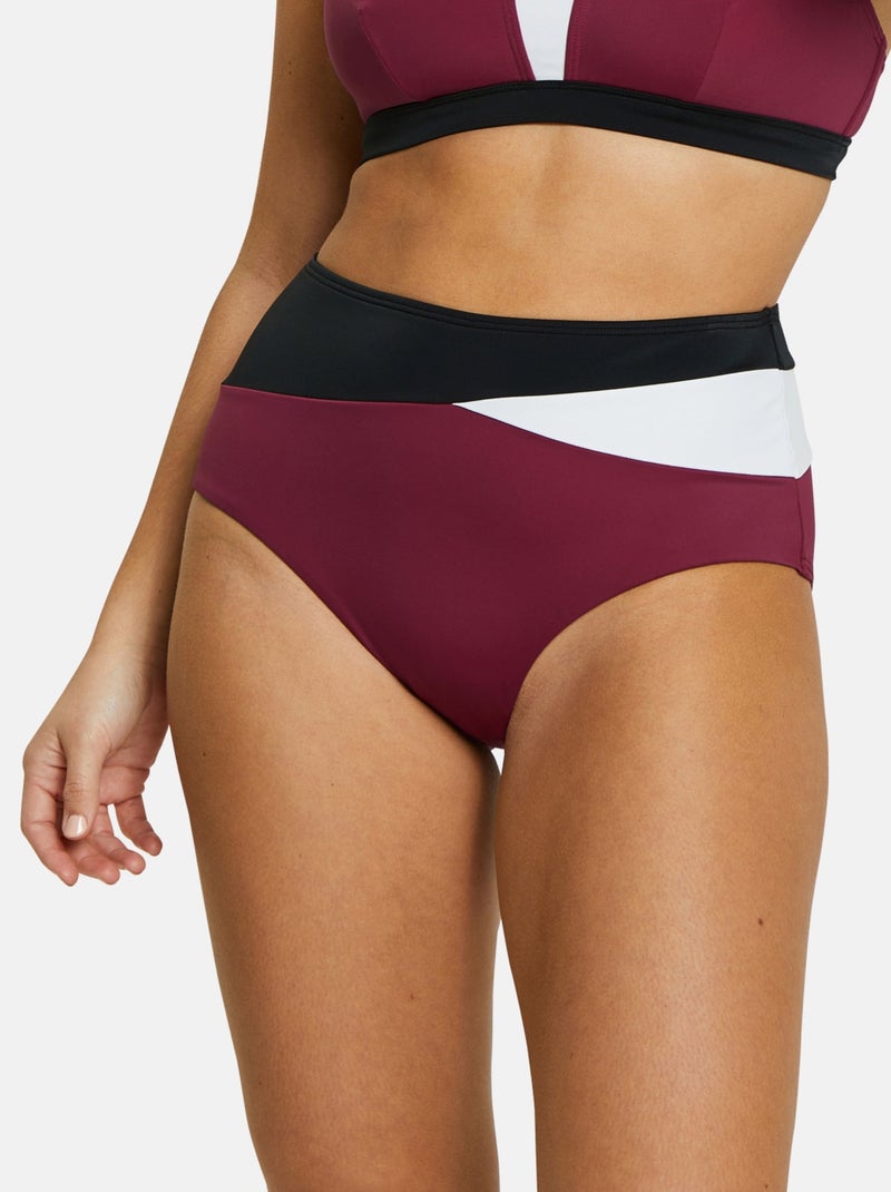 Bas de maillot de bain Beyond The Beach Sans Complexe Violet prune - Kiabi