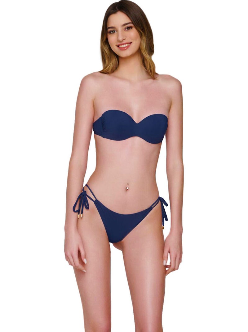 Bas de maillot de bain brésilien blue sense Bleu - Kiabi