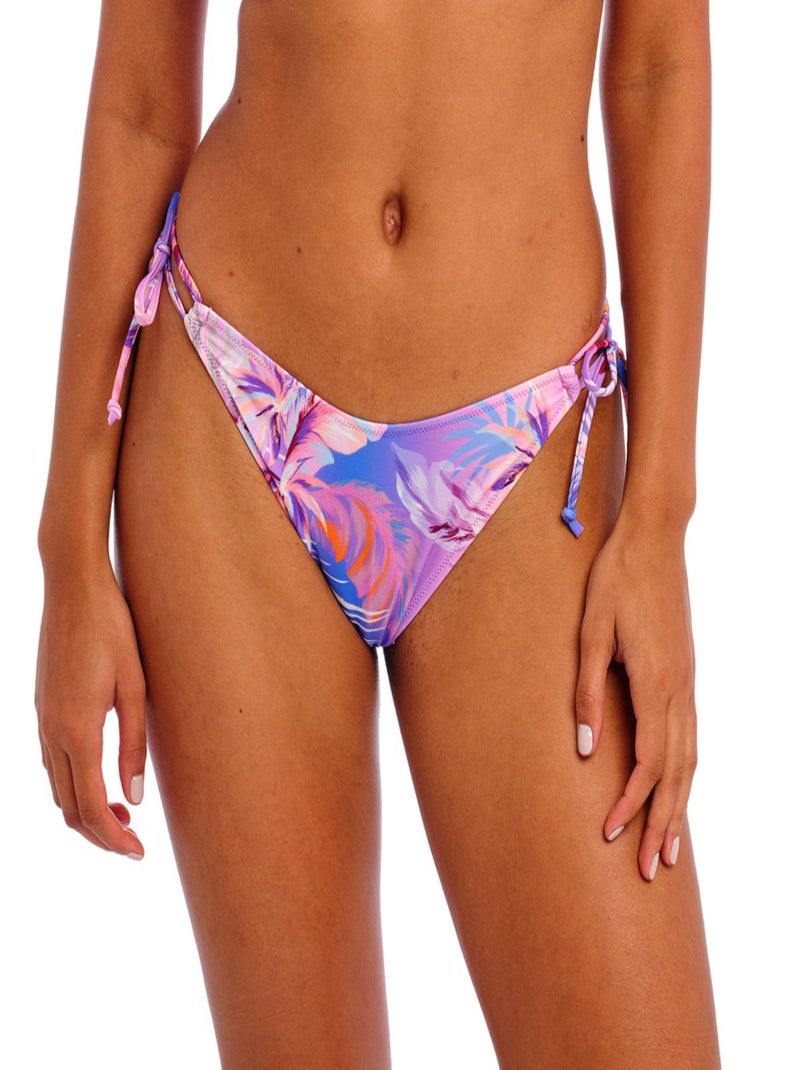 Bas de maillot de bain brésilien MIAMI SUNSET Rose - Kiabi