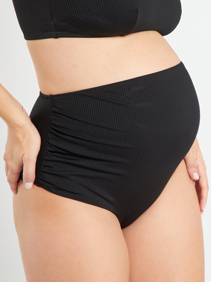 Bas de maillot de bain de maternité noir - Kiabi