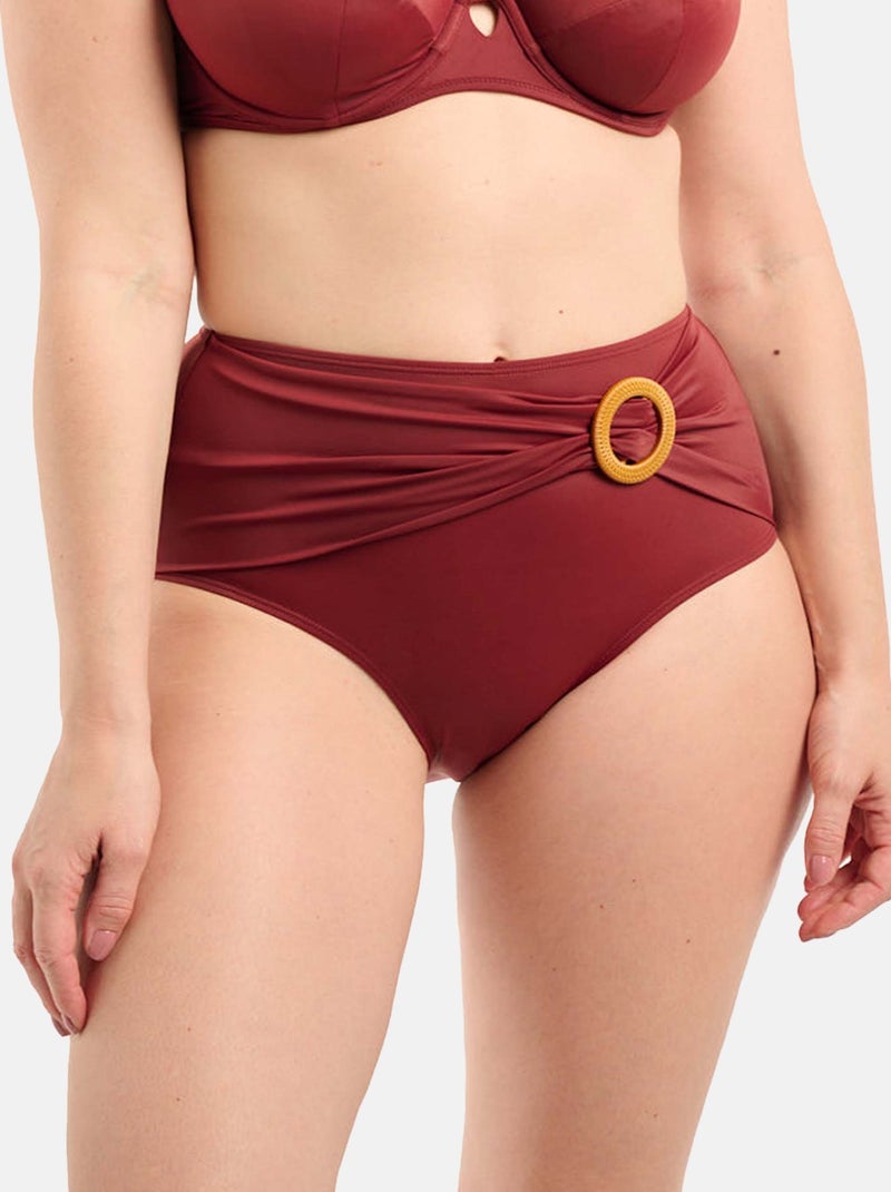 Bas de maillot de bain Elevated Basics Sans Complexe Rouge - Kiabi