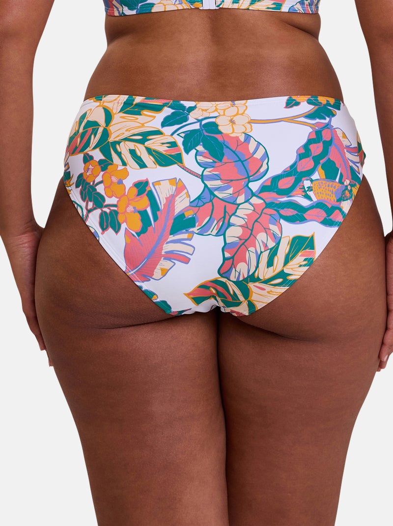 Bas de maillot de bain fidji sans complexe lingerie Blanc Vert clair - Kiabi