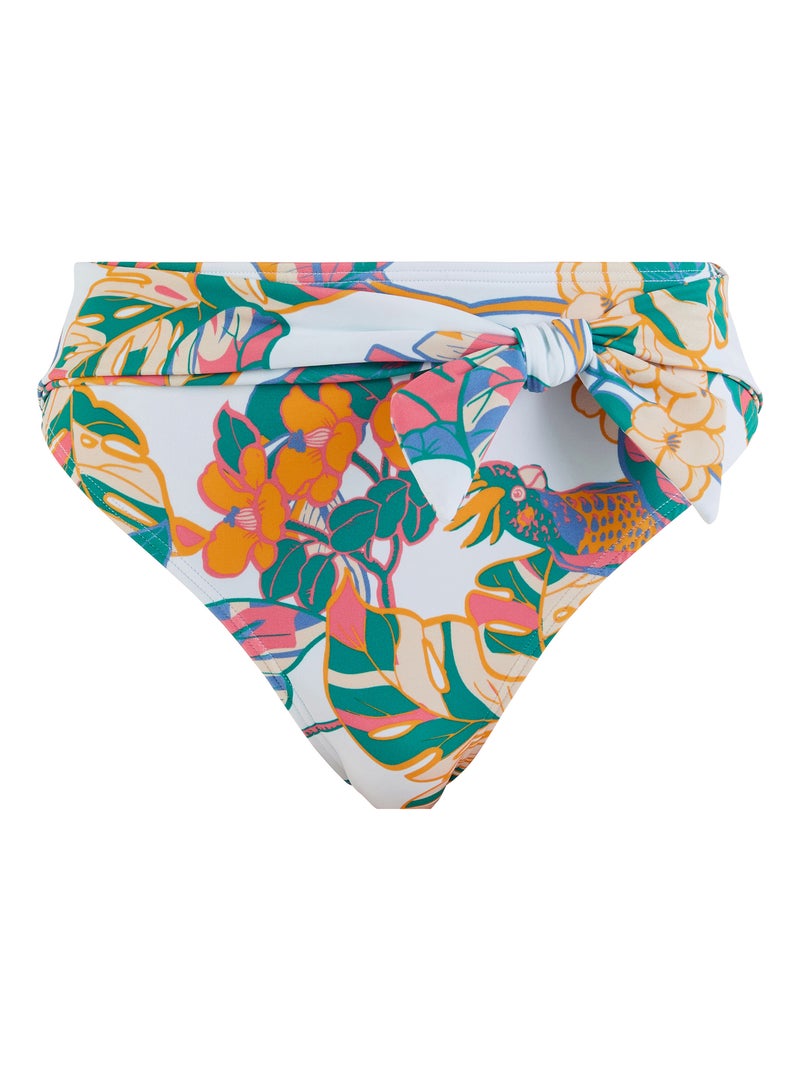 Bas de maillot de bain fidji sans complexe lingerie Blanc Vert clair - Kiabi