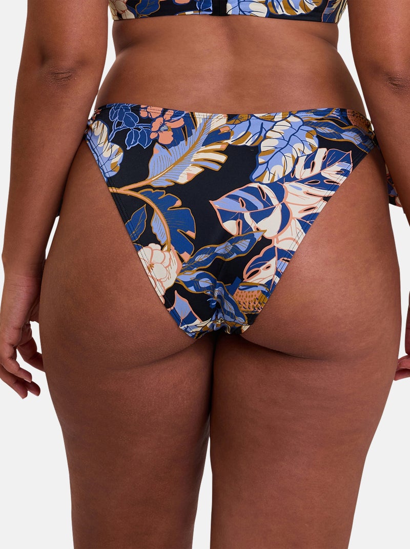 Bas de maillot de bain fidji sans complexe lingerie Noir Bleu Blanc - Kiabi