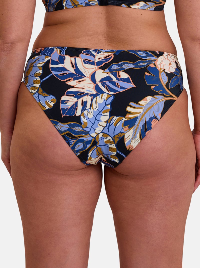 Bas de maillot de bain Fidji Sans Complexe Noir Bleu Blanc - Kiabi