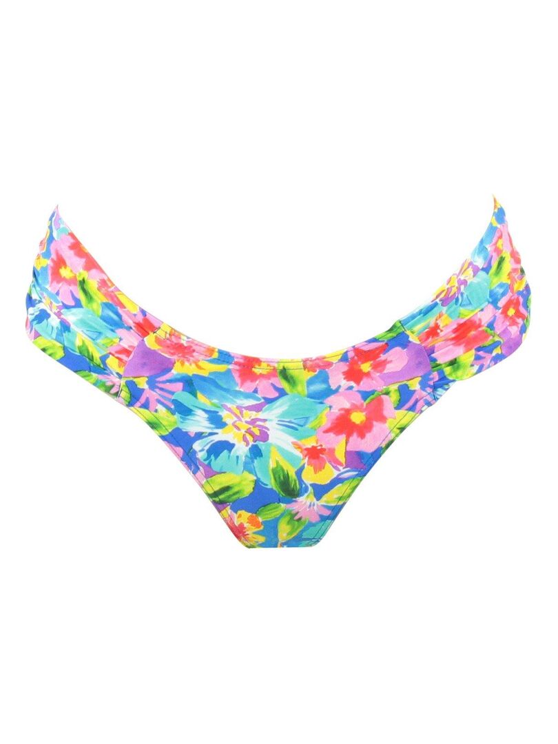 Bas de maillot de bain floral Maddalena Bleu - Kiabi
