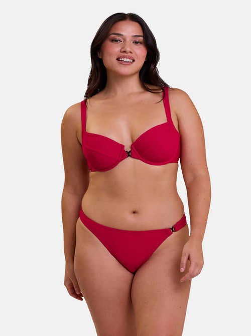 Bas de maillot de bain Glamourous Textured Sans Complexe - Kiabi