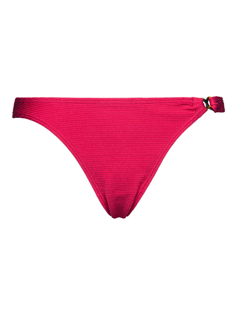 Bas de maillot de bain Glamourous Textured Sans Complexe Rouge - Kiabi