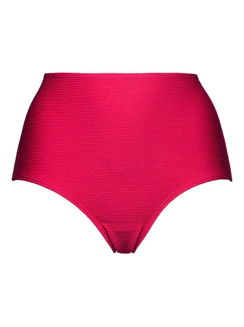 Bas de maillot de bain Glamourous Textured Sans Complexe Rouge - Kiabi