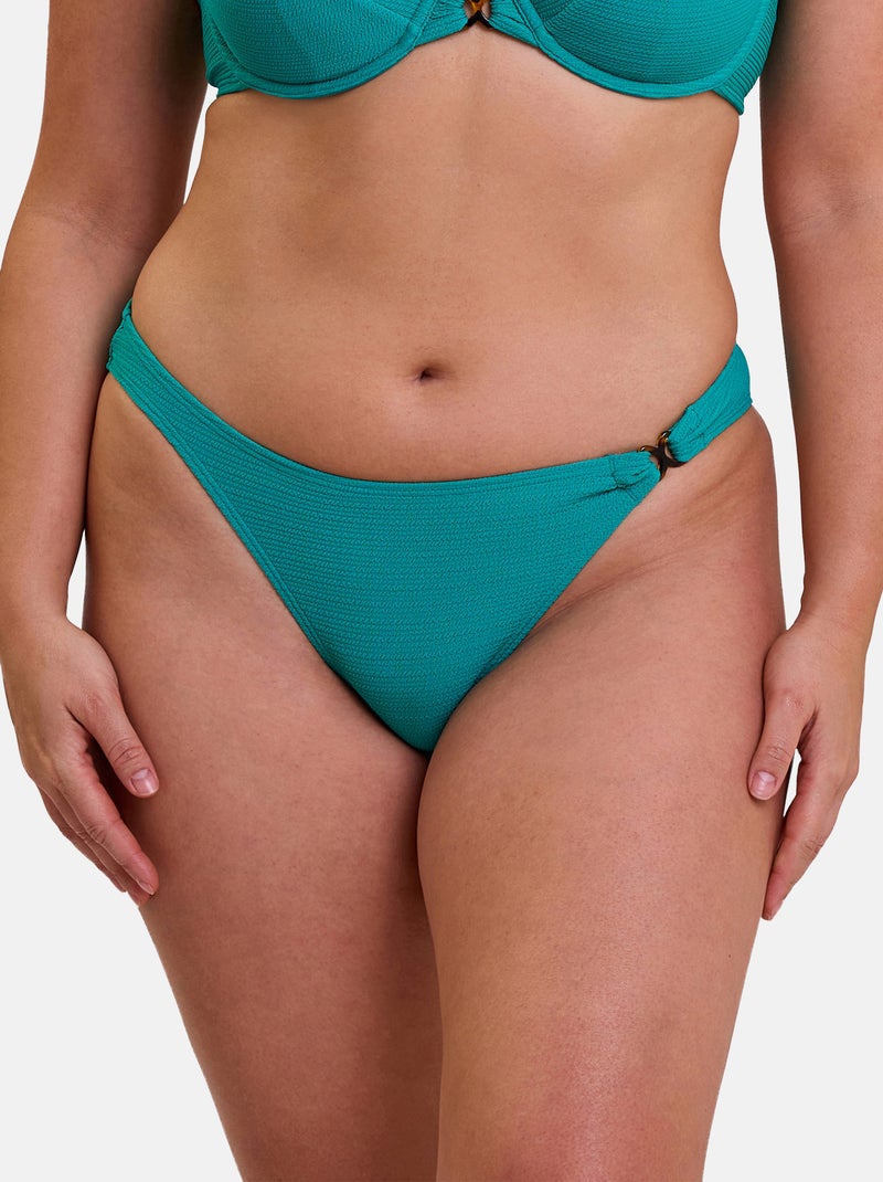 Bas de maillot de bain Glamourous Textured Sans Complexe Vert - Kiabi