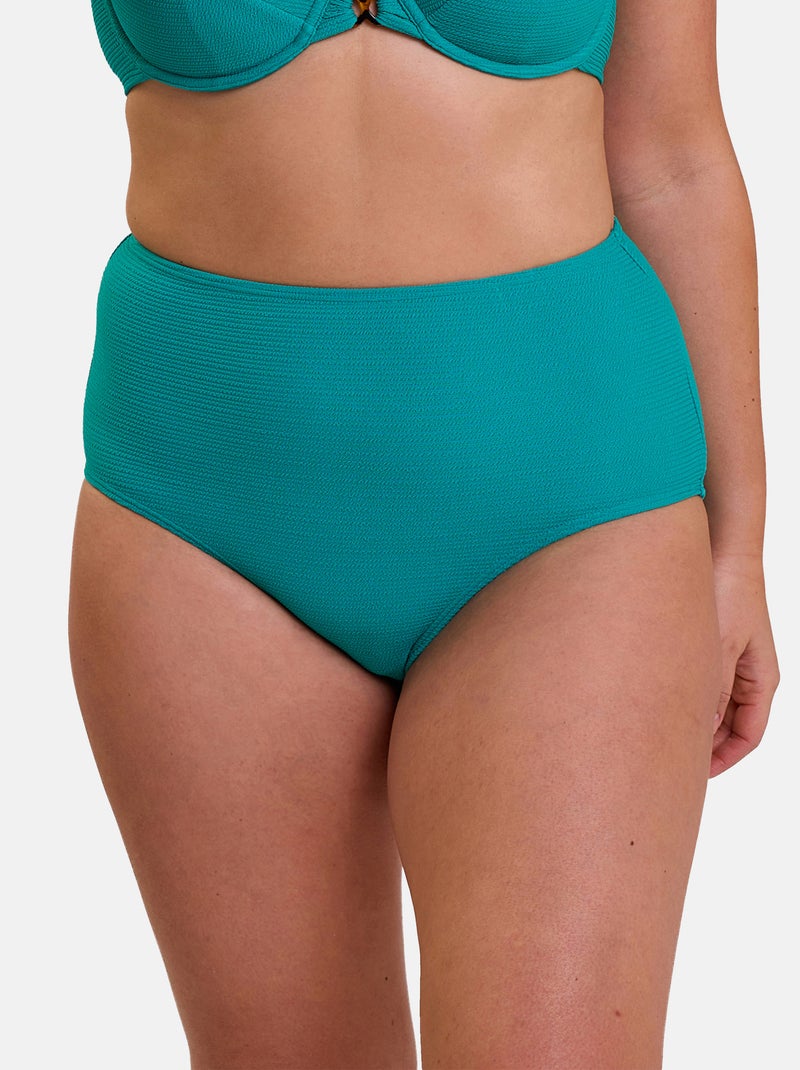 Bas de maillot de bain Glamourous Textured Sans Complexe Vert - Kiabi