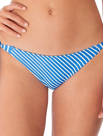 Bas de maillot de bain imprimé rayé Beach hut - Kiabi